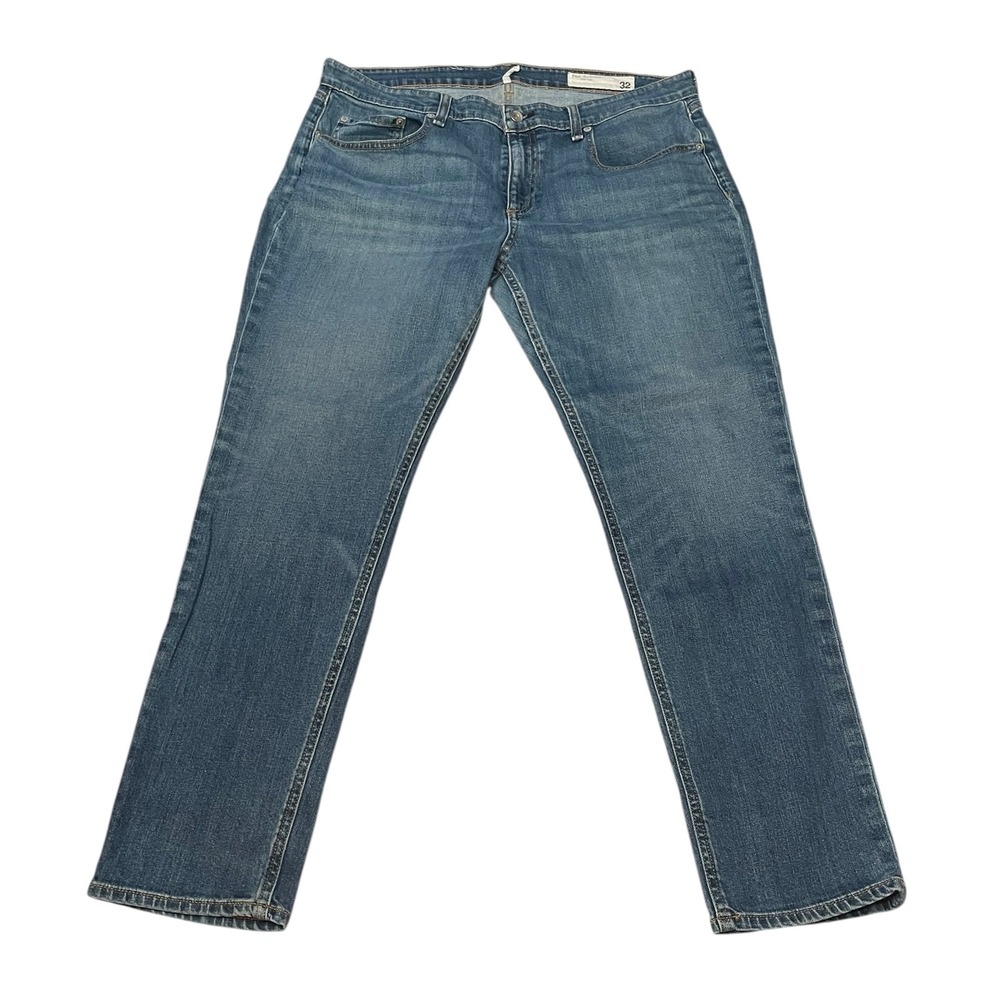 Rag & Bone Dre Low Rise Slim Boyfriend Denim Jeans Size 32x28 Cotton Stretch